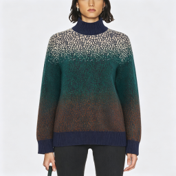 Stylish Color-Block Women's Sweater