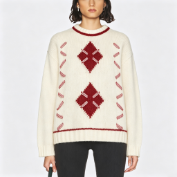 Women's Ribbon-Accented Sweater