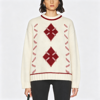 Women's Ribbon-Accented Sweater