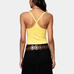 Summer Yellow Camisole Top