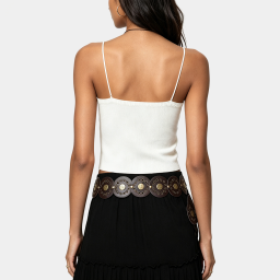White Sweet Knit Camisole