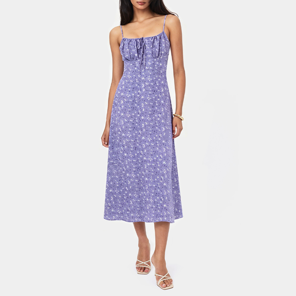 Vintage Floral Print Sundress