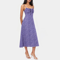 Vintage Floral Print Sundress