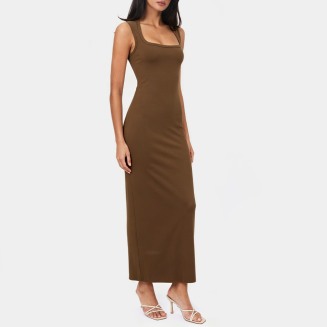 Slit Sleeveless Dress