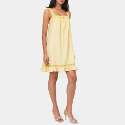 Light Yellow Spaghetti Strap Dress
